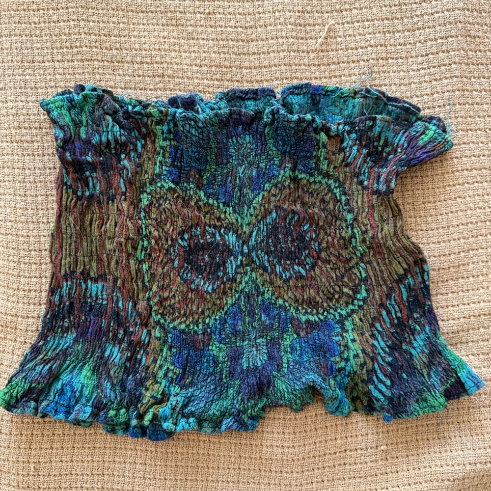 Multicolor Smocked Top - Picture 2 of 2
